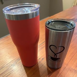 Coffee mugs (2) insulated
